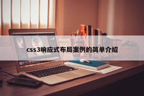 css3響應(yīng)式布局案例的簡(jiǎn)單介紹