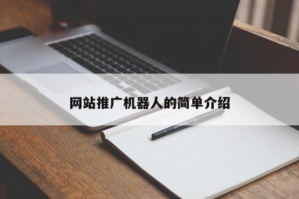 網(wǎng)站推廣機器人的簡單介紹